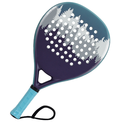 26cm dimensione del viso WOOWAVE Fibra di carbonio personalizzata EVA Memoria Core Beach Padel Racket