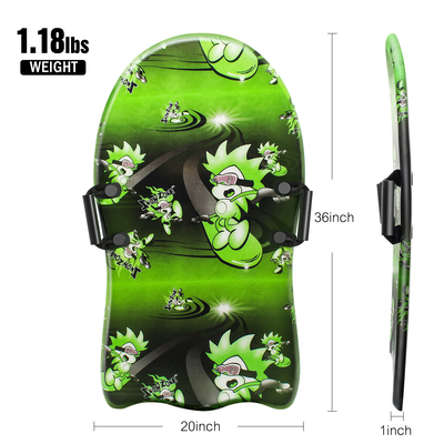 Sled per la neve con manico e colore personalizzato facile da trasportare HDPE fondo 36 pollici PE Foam Core