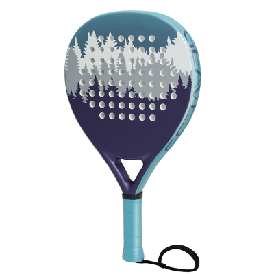 26cm dimensione del viso WOOWAVE Fibra di carbonio personalizzata EVA Memoria Core Beach Padel Racket