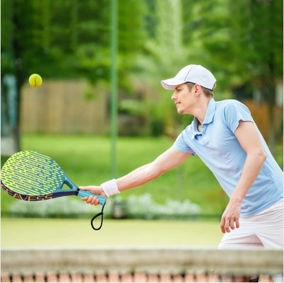 Logo OEM Fibra di carbonio Eva Core Padel Racket per il tennis OEM Paddle Racket di WOOWAVE