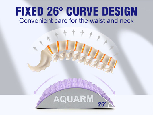 Woowave Purple Lower Back Stretcher per Massaggio TPE Pillow Di' addio al mal di schiena