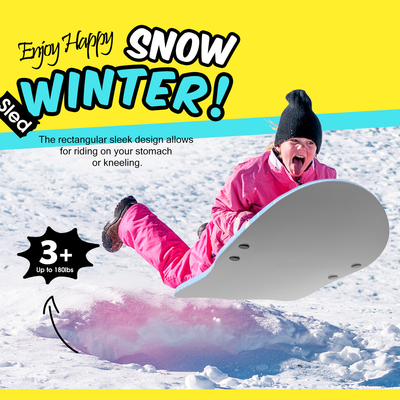 Confort e durabilità con tutto il materiale di schiuma XPE resistente per slitte da neve
