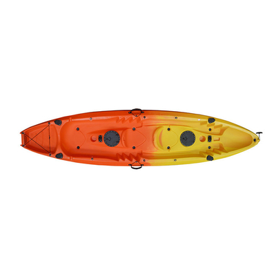 2 persone sedute su plastica singolo caiaco da pesca caiaco De Pesca 3,1m-4m lunghezza NO gonfiabile