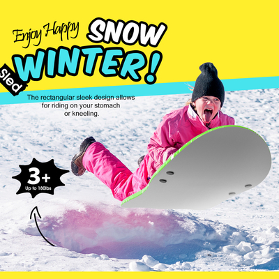 Tutto montagna 36 pollici tavola da sci schiuma neve slitta e versatile tavola larghezza 19