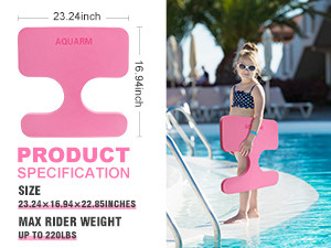 WOOWAVE OEM Water Saddle Floating Kick Board Kids' EVA Foam Swim Board per l'allenamento