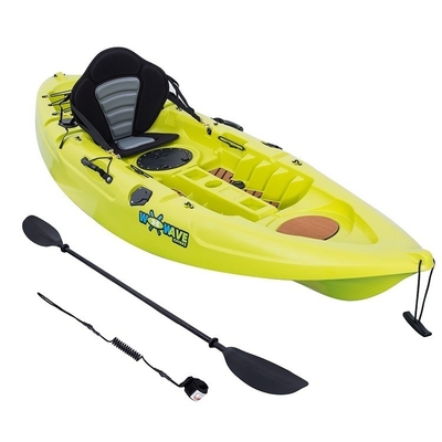 Materiale LLDPE Kayak da pesca singolo per divertimento familiare Capacità di carico 130 kg/287 libbre
