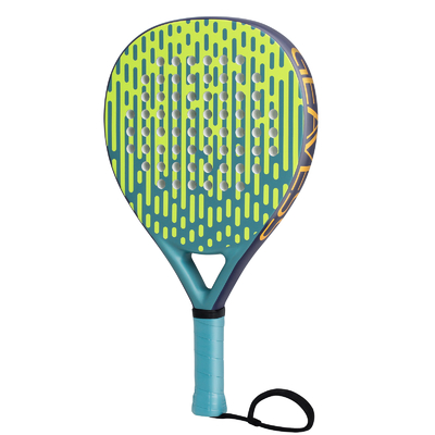 WOOWAVE Professionale Fibra di Carbonio EVA Memory Core Soft Beach Tennis Racket Padel Blu