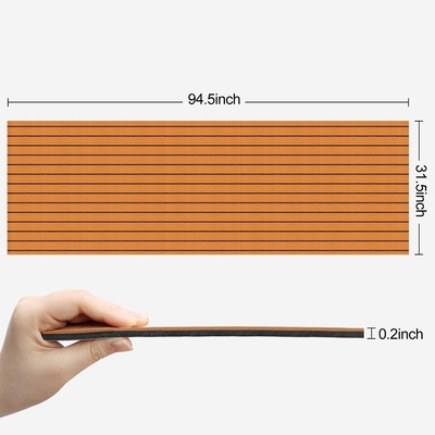 s T G Tipo di installazione Decking Boat Deck Mat con schiuma EVA spazzolata e facile installazione