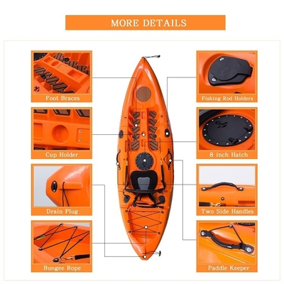 WOOWAVE Canoe Kayak Colori vivaci e guinzaglio inclusi nelle caratteristiche standard