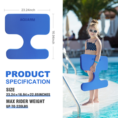 Sci acquatici EVA Foam Saddle Float Seat per adulti e bambini 23.24 x 16.94 x 1.6 inch