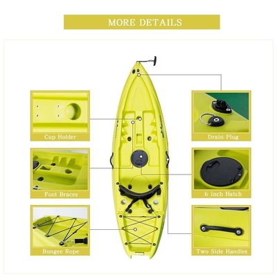 2.1-3m Lunghezza Kayak rotomoulded Prodotto da WOOWAVE materiale LLDPE/HDPE