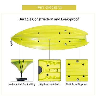 2.1-3m Lunghezza Kayak rotomoulded Prodotto da WOOWAVE materiale LLDPE/HDPE