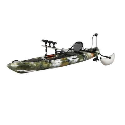Motor Design Sedere su di plastica Kayak singolo De Pesca 360 * 80 * 35cm Dimensione 200lbs Potenza consigliare