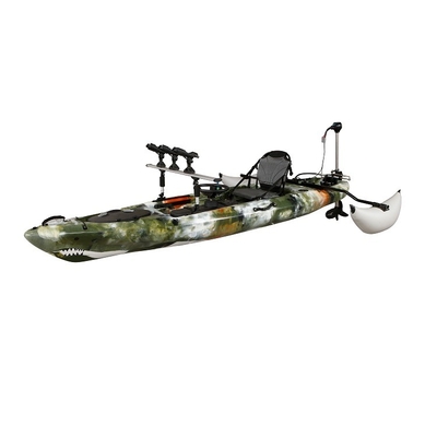 Motor Design Sedere su di plastica Kayak singolo De Pesca 360 * 80 * 35cm Dimensione 200lbs Potenza consigliare