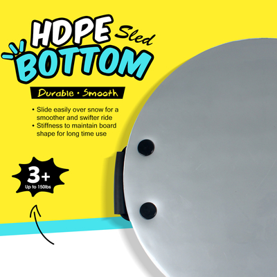 Soft Foam Snow Sled Woowave Custom 21 Inch Outdoor Snow Scooter per bambini