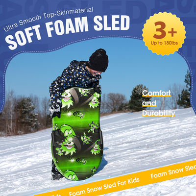 Plastico PE Core Snowboard per bambino in inverno Stagione della neve Bambino Leggera slitte da neve
