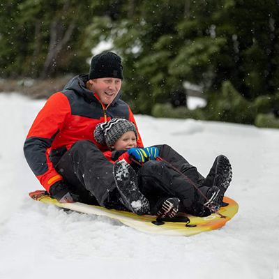 Vivi la gioia della neve con Woowave Leggero PE Core Foam Sled Kids Snowboard