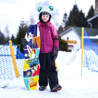 Colorato monoslitta da neve per bambini Materiale XPE e corda inclusi