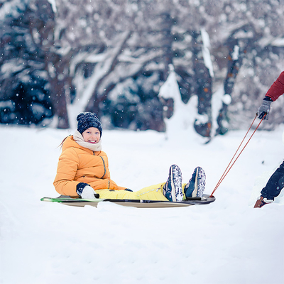 Snowboard per bambini con maniglia e corda blu schiuma di plastica scivolo per la vendita in inverno caldo