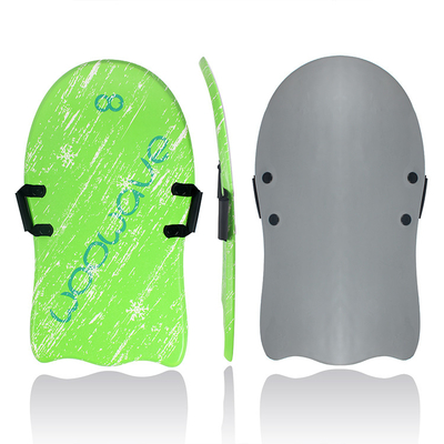 3&quot; Woowave Durable Green Adult Snow Ski Sled Migliori slitte da neve in schiuma per bambini e adulti 1&quot; Spessore della tavola