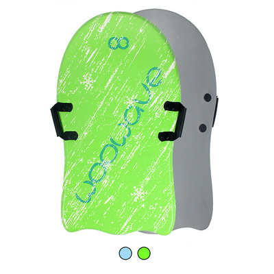 3&quot; Woowave Durable Green Adult Snow Ski Sled Migliori slitte da neve in schiuma per bambini e adulti 1&quot; Spessore della tavola
