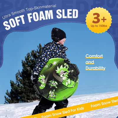 Sci super leggeri da 21 pollici in schiuma Woowave con nucleo PE e 2 maniglie morbide stampate