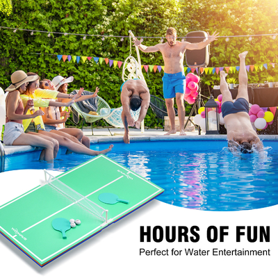 Intrattenimento all'aria aperta PingPong Tavolo Pool Partito Gioco con tavolo a vassoio galleggiante