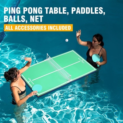 Piscine galleggianti Tenis da tavolo con EVA Ping-pong Tavolo da tavolo in verde