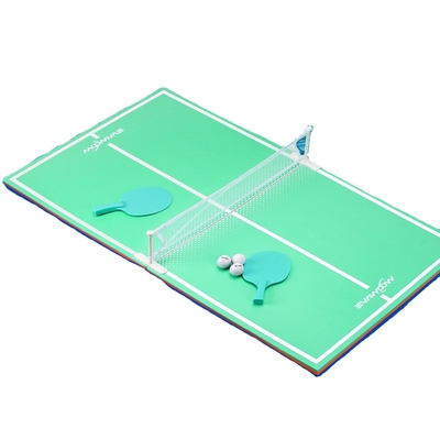 Pacchetto verde 2/ctn Tavolo galleggiante da ping-pong per sport acquatici