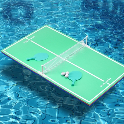 EVA schiuma Tavolo galleggiante Tennis Tavolo di gioco pieghevole 10KGS Peso del pacchetto per giochi d'acqua