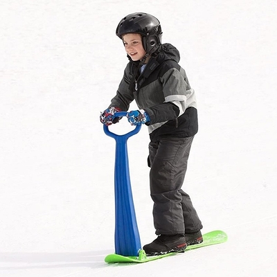 Sledie di neve durevoli rosa/nero per bambini Attività invernali all'aperto