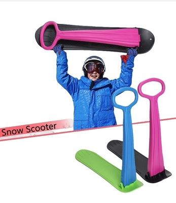 Plastico Snow Sled Scooter Snowboard sci pieghevole per gli sport invernali 36 * 32 * 10 pollici