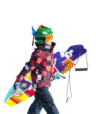 Stagione Inverno Neve Tirare Neve Tavolo di Neve Plastico Durabile Single Snow Sled per il divertimento dei bambini
