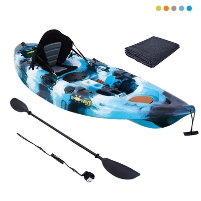 130 kg/287 lbs Capacità di carico WOOWAVE 2.7m Plastico Oceano Canoe/Kayak per Laghi Fiumi
