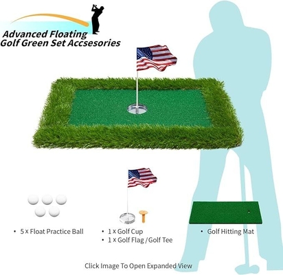 Trasforma la tua piscina in un campo da golf con Woowave EVA Floating Green Mat Game Set