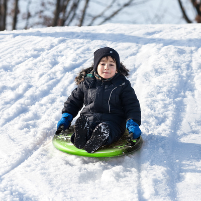 Inverno di divertimento schiuma di stampa neve Sled 21 pollici Dimensione dell' articolo Alta densità PE Core schiuma di slitte