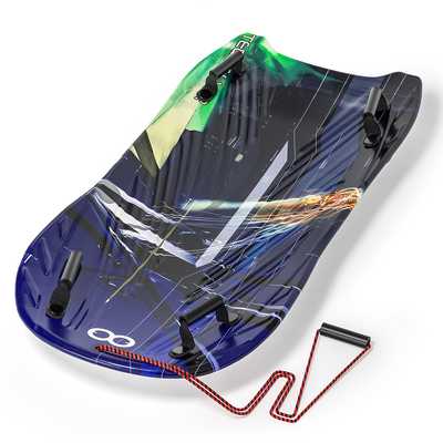 EPS Core Snow Sleds per gli adulti sci invernale Snowboard in plastica con maniglia a corda