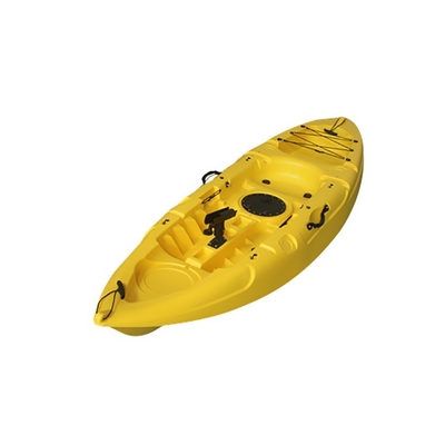 1 persona seduta in cima kayak 2.7m lunghezza materiale LLDPE/HDPE ideale per la pesca