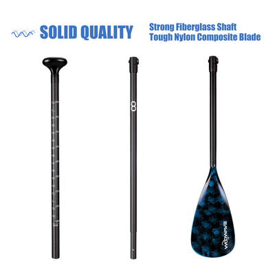 Paddling senza sforzo sui laghi Fiumi gonfiabile Stand Up Paddle Surf con lama di nylon