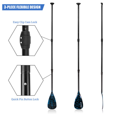Paddling senza sforzo sui laghi Fiumi gonfiabile Stand Up Paddle Surf con lama di nylon