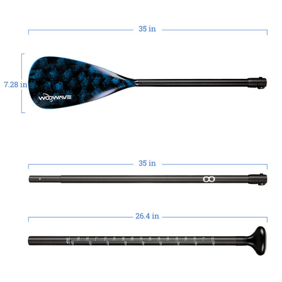 Paddling senza sforzo sui laghi Fiumi gonfiabile Stand Up Paddle Surf con lama di nylon