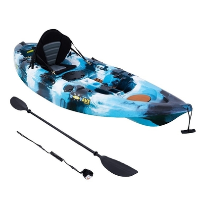WOOWAVE Camouflage Kayak in plastica per una sola persona