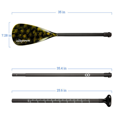 Paddle da pesca leggera e resistente da 0,98 kg/2,16 libbre