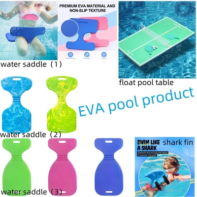 Kickboard di allenamento in piscina per bambini Fino di squalo galleggiante EVA Accessoiri cintura blu