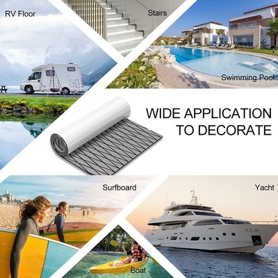 Fogli di tappeto di schiuma EVA di colore grigio personalizzato per scaffalature di yacht