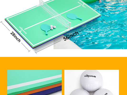 EVA Floating Table Tennis Set per piscina Beach Water Party Sport Game Stile mobile