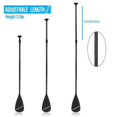 3 pezzi Woowave Aluminum Inflatable Sup Paddle con design leggero e regolabile