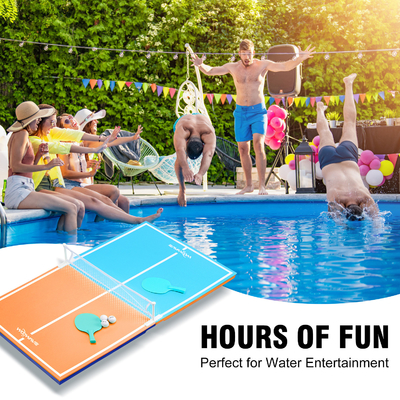 Color EVA superficie morbida galleggiante Tavolo da ping-pong per giochi d'acqua Peso netto kg 3