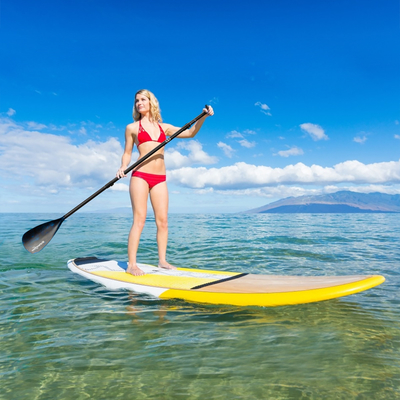 Sup Paddles Paddles a 3 pezzi regolabili in fibra di carbonio per sport acquatici Laghi Fiumi
