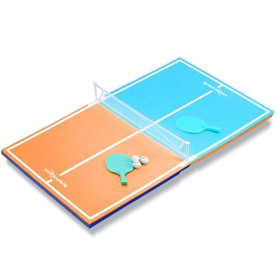 Set di giochi di festa in piscina Tavolo di ping-pong galleggiante pieghevole e diametro di padella 1,57 pollici